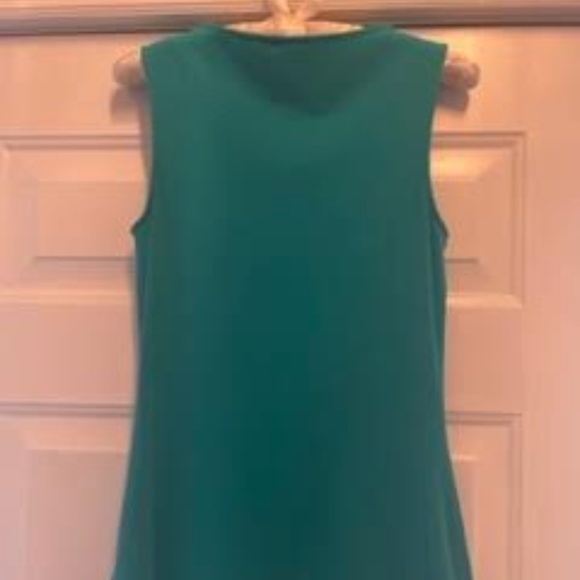 Express Teal tank top V-neck - Picture 3 of 3